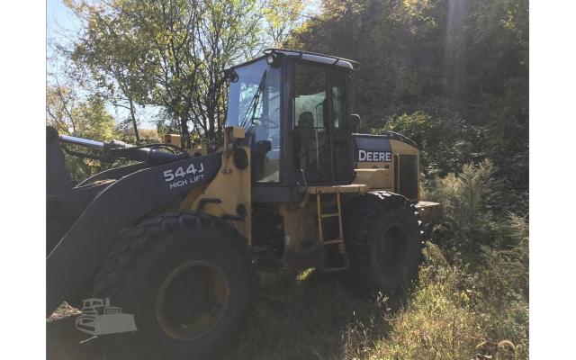 2007 John Deere 544J Wheel Loader For Sale In Revere, Pennsylvania 18953