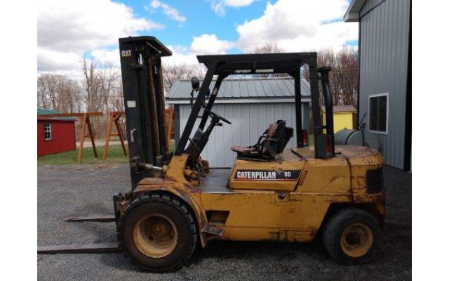 Caterpillar 80 Forklift For Sale In Burke, New York 12917