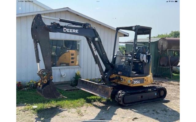 2018 John Deere 35G Excavator For Sale In Lockridge, Iowa 52635