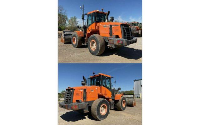 For Sale: 2021 Doosan DL220-5 Wheel Loader – High Lift, Tier 4