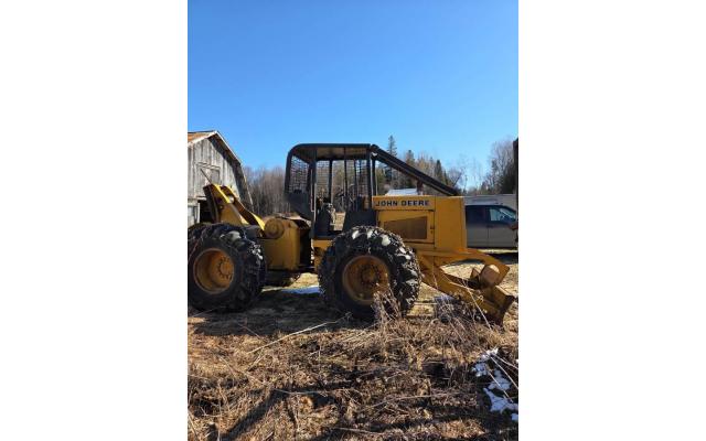 John Deere 340B Skidder For Sale – Craftsbury Common, Vermont 05827