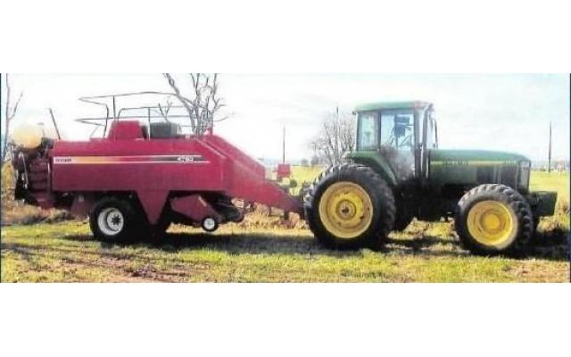 John Deere 7810 Tractor With Baler Package Deal For Sale In Hegins, Pennsylvania 17938