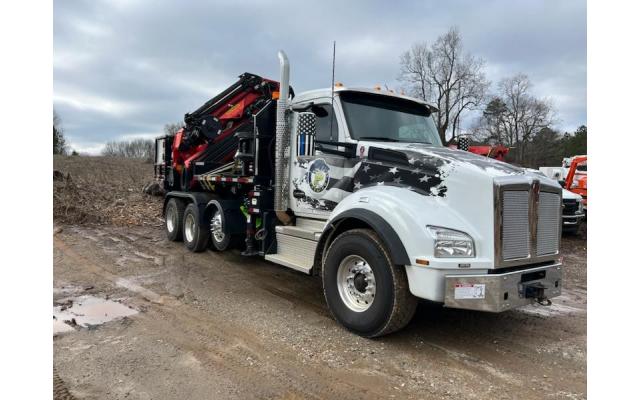 2020 Kenworth T880 Palfinger Grapple Truck For Sale in Palmetto, Georgia 30268