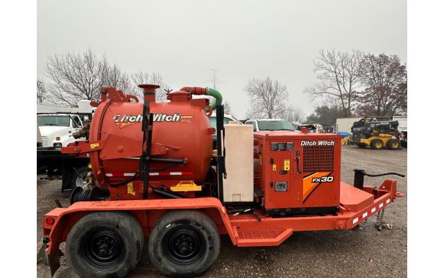 2017 Ditch Witch FX30 500 Gallon Vacuum Excavator Trailer For Sale In Rockwall, Texas 75087